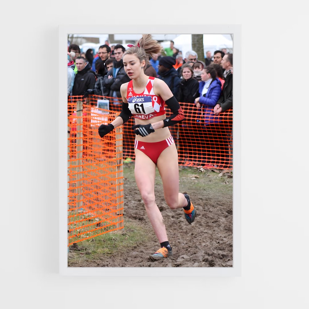Poster Course à Travers la Boue – affiche Athlétisme (vue 3)